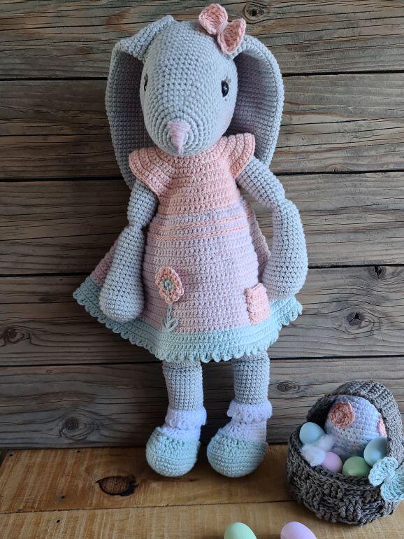 Easter Bunny MellyGurumi amigurumi crochet pattern