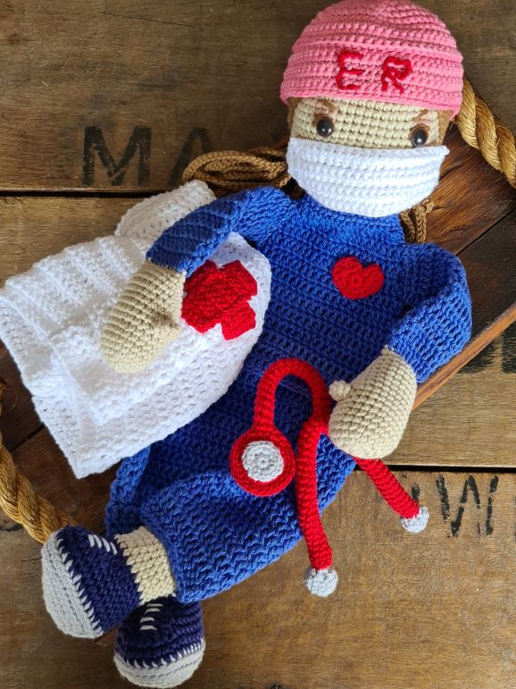 Melly Teddy Ragdoll Crochet Lovey Dr Natalie