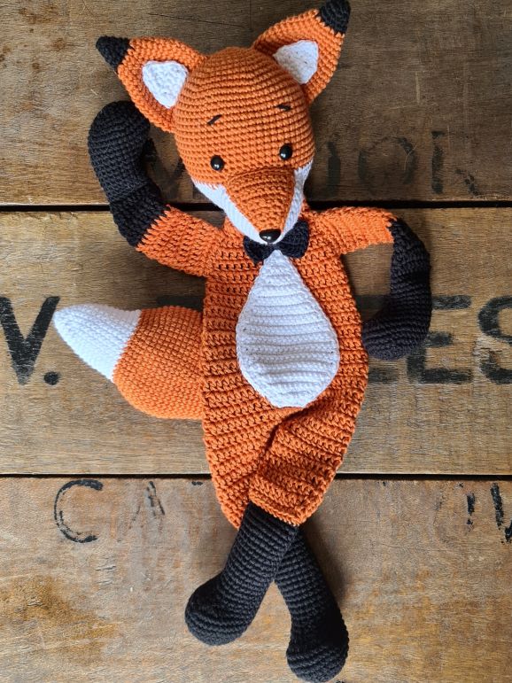 Melly Teddy Ragdoll Crochet Lovey Mr Fox