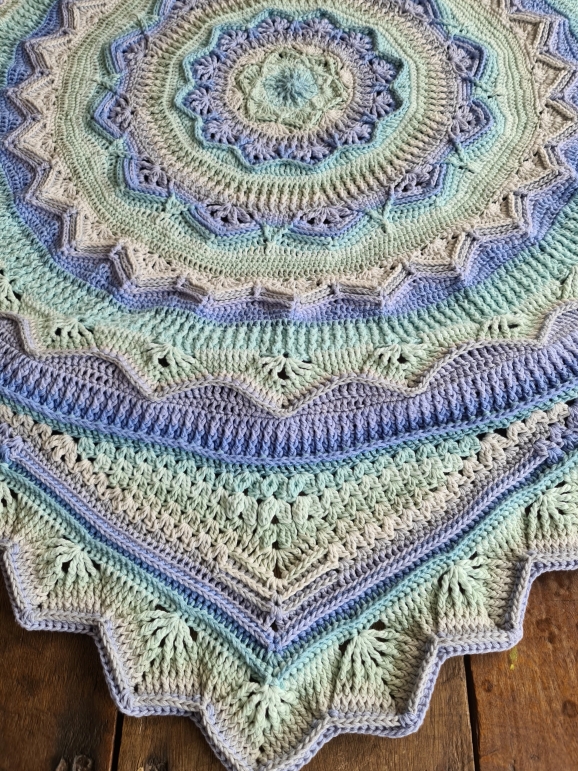 Melanie's Mandala Baby Blanket