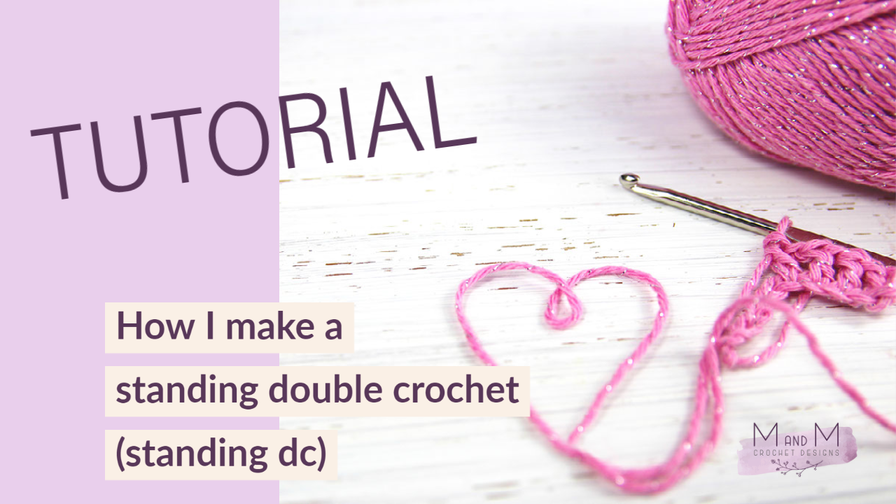 How I make a standing double crochet