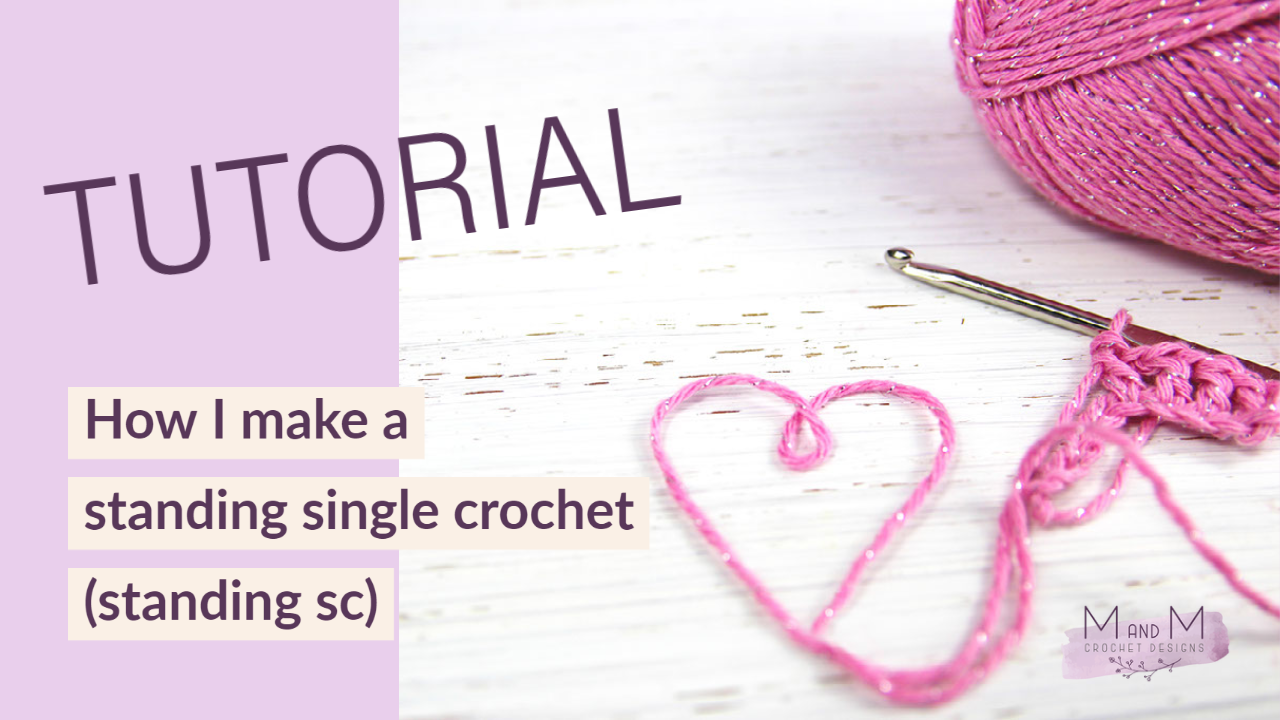 How I make a standing single crochet