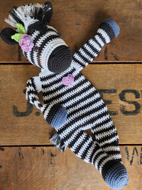 Melly Teddy Ragdoll Zoey Zebra Crochet Along Part 6