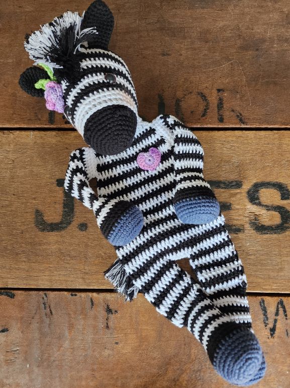 Melly Teddy Ragdoll Zoey Zebra Crochet Along Part 1