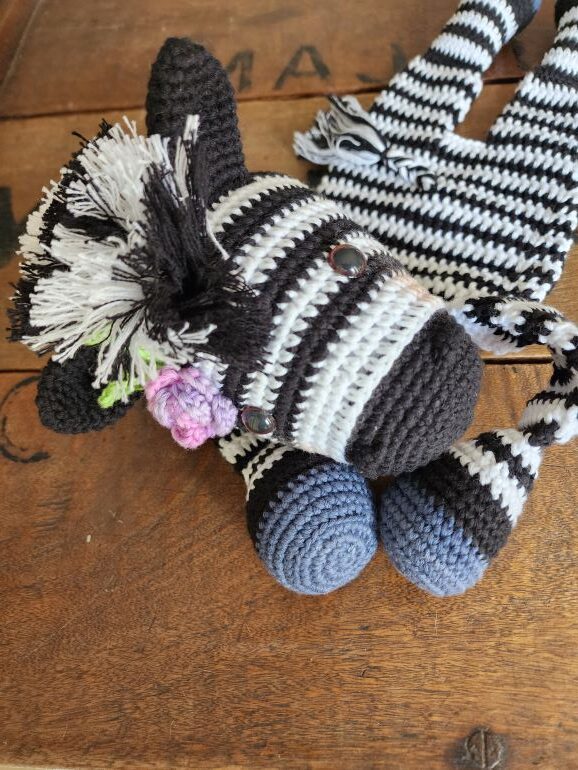 Melly Teddy Ragdoll Zoey Zebra Crochet Along Part 3