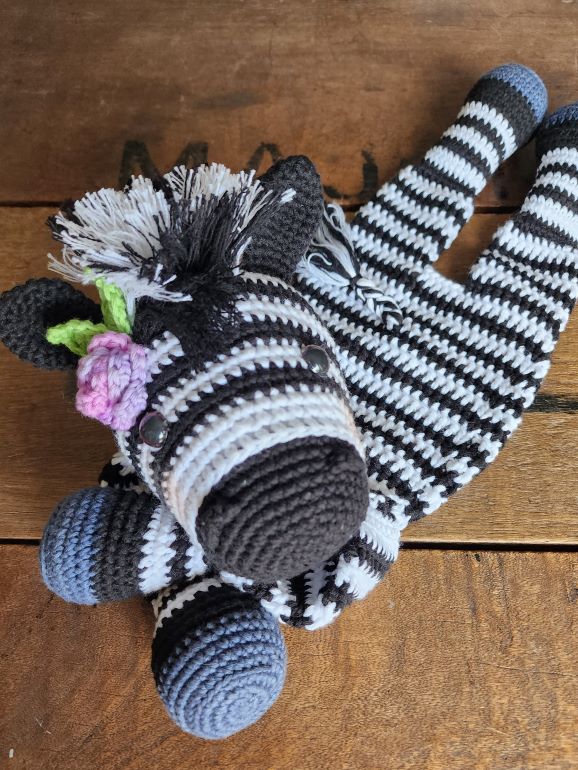Melly Teddy Ragdoll Zoey Zebra Crochet Along Part 4